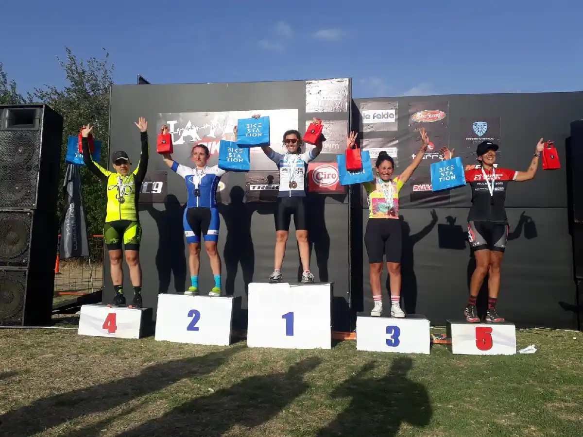 Subieron al podio en el Argentino de Crono Escalada