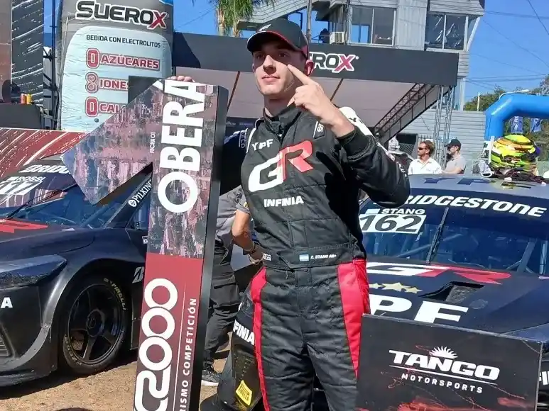 Emiliano Stang , el ganador en Concordia .