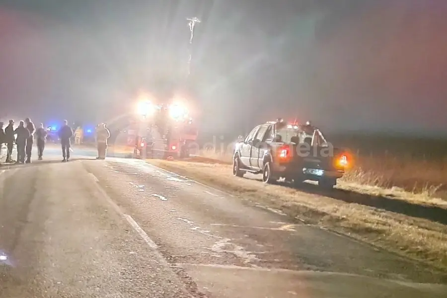 Tragedia en Ruta Provincial 13: una víctima fatal tras un choque frontal entre un auto y una moto