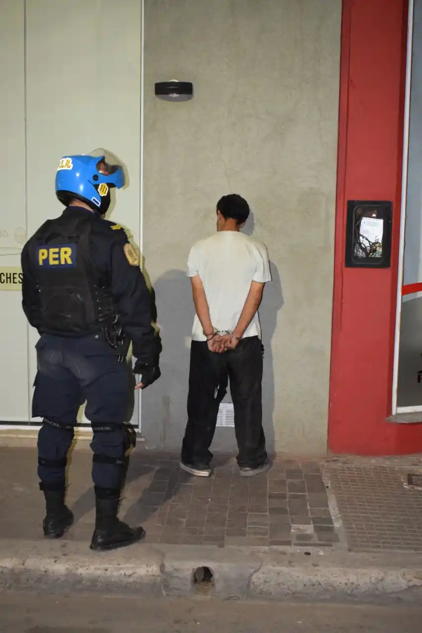 Detuvieron a un conocido delincuente por robar en una panadería