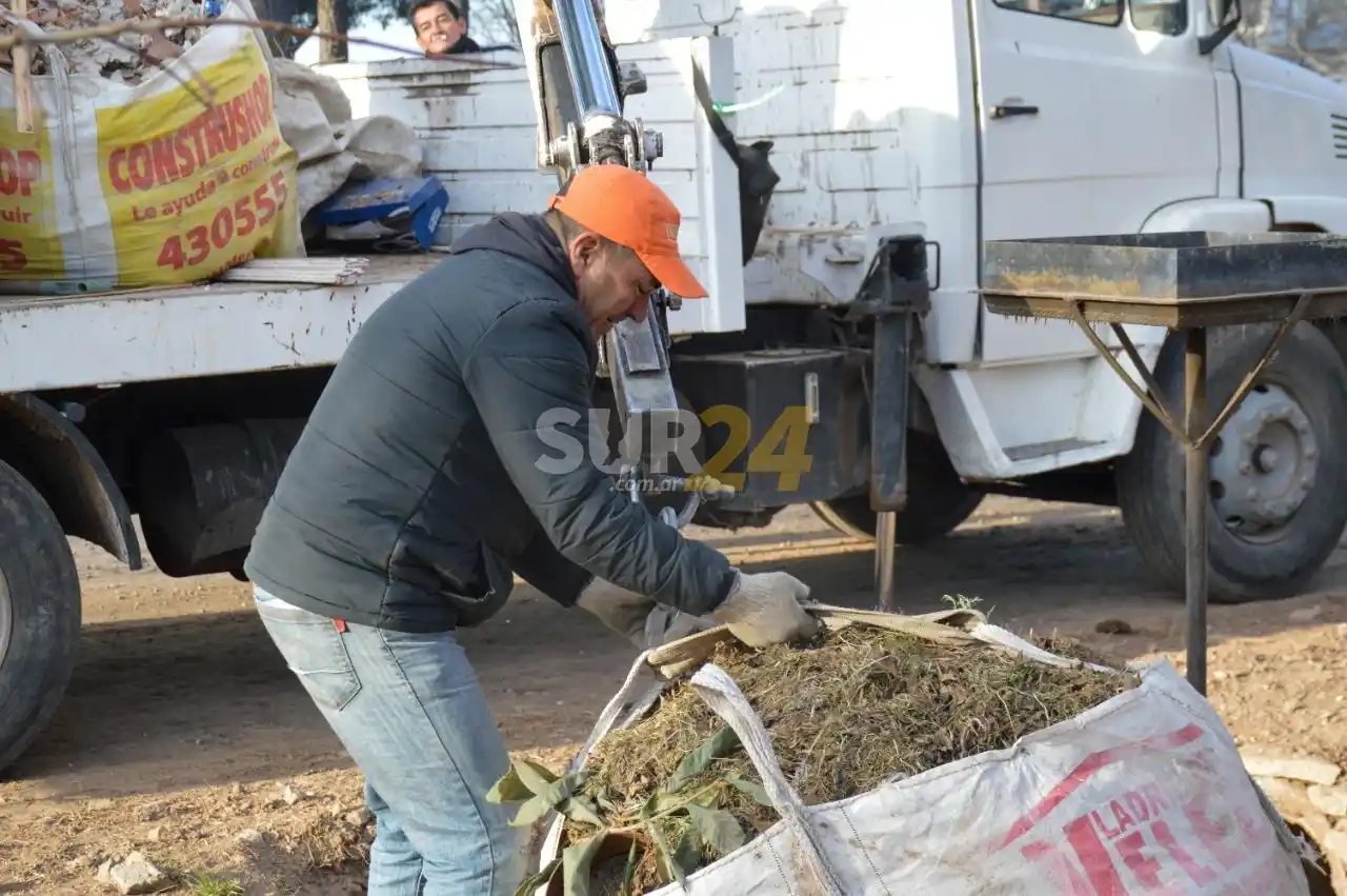 Venado Tuerto: aumenta la poda, el desmalezado y las obras en los espacios públicos 