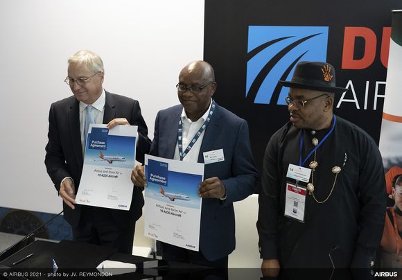 Ibom Air realiza un pedido de 10 Airbus A220