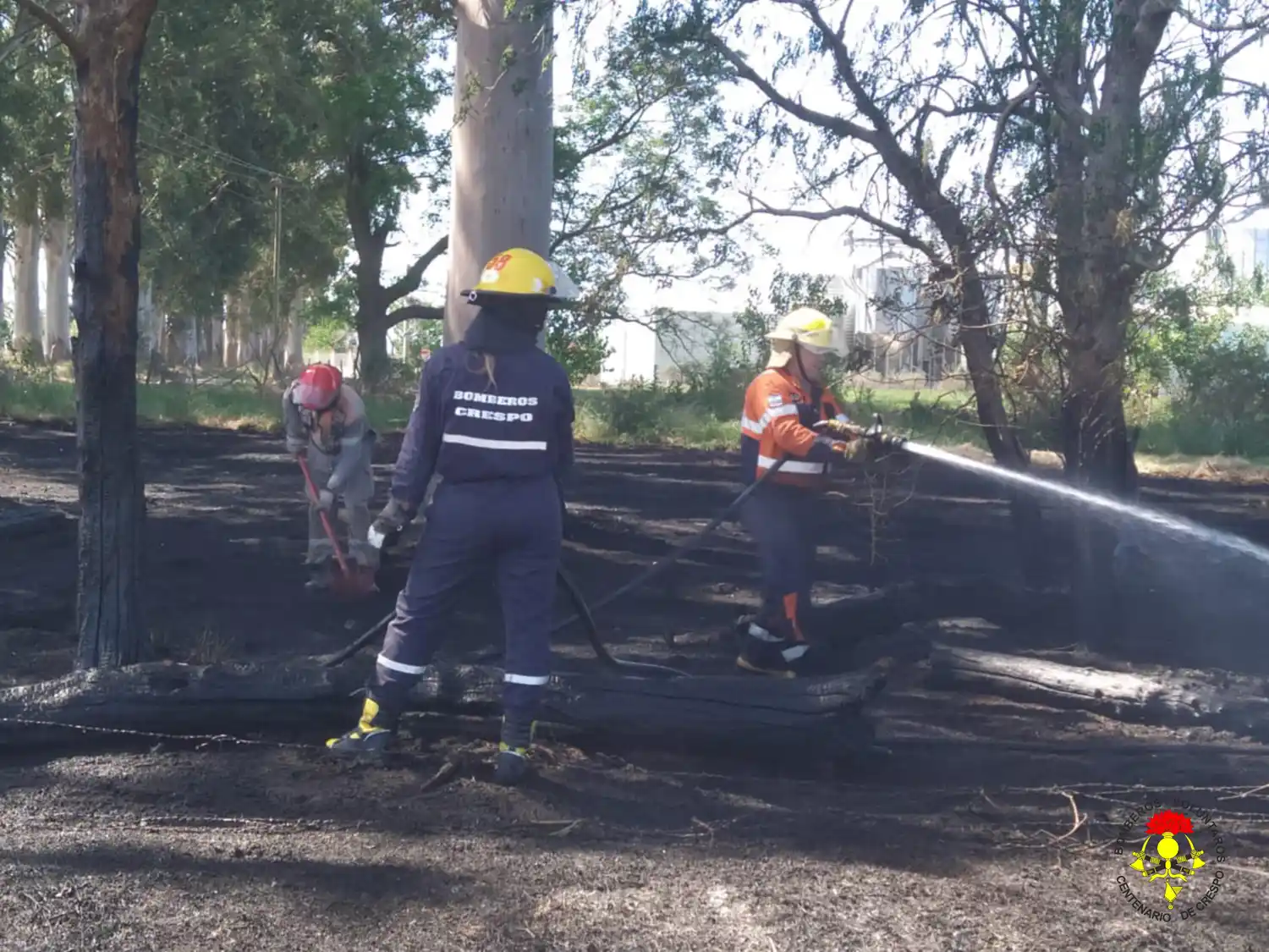 Incendio de pastizales en la localidad de Merou fue controlado por bomberos