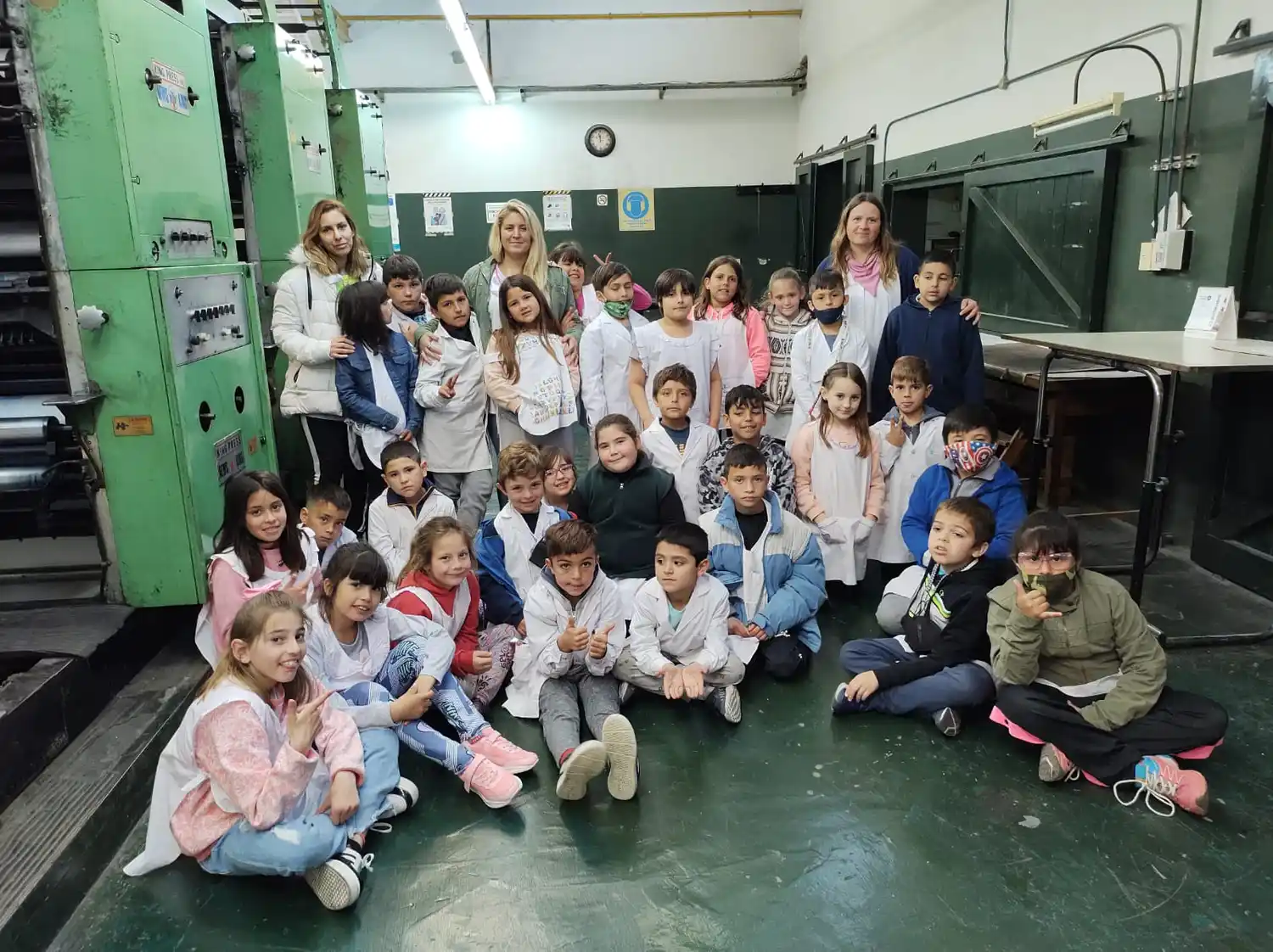 Visita de alumnos de la Escuela 25 de Copetonas