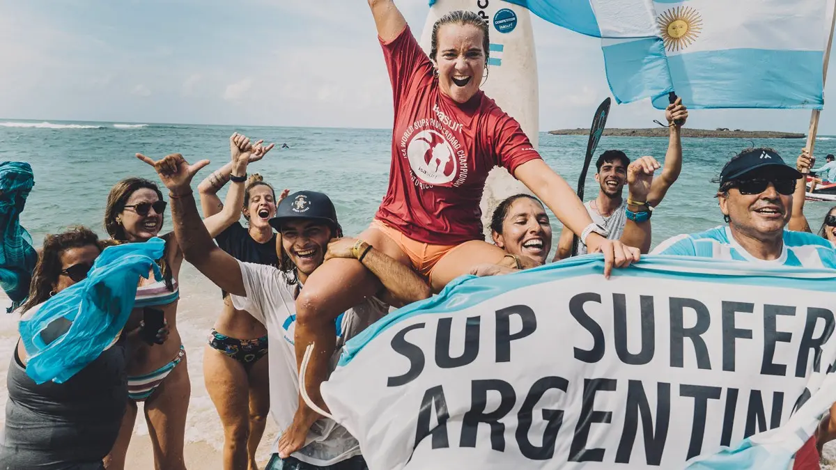 Surf con Evelyn Gontier - Lucía Cosoleto Campeona Argentina de SUP