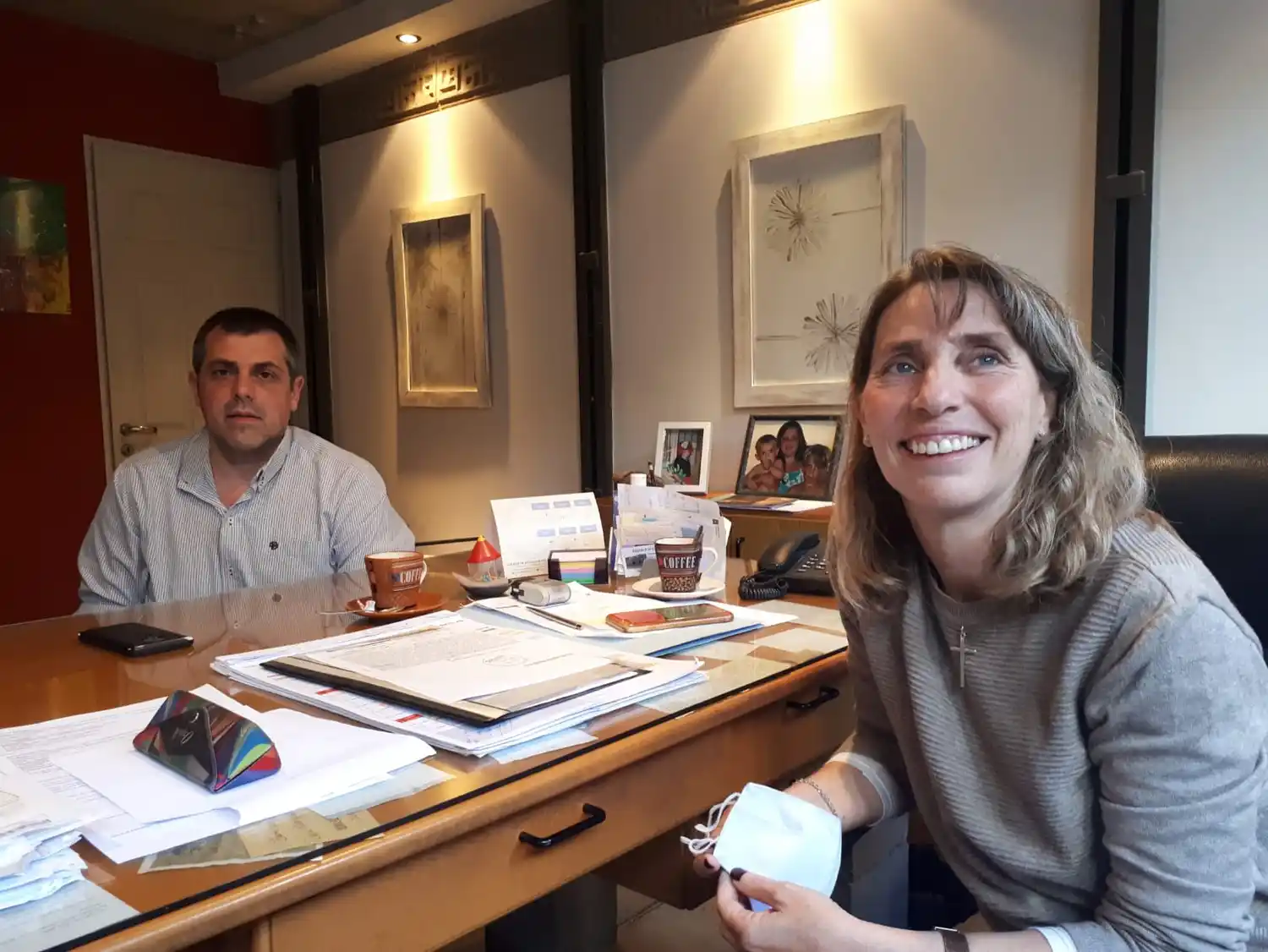 Tras la interna, Basso y Sancho se reunieron a solas camino a la campaña para noviembre