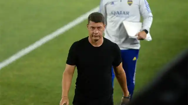 Battaglia habló de Benedetto, el cruce con Almendra y dijo que quiere un Boca "protagonista"