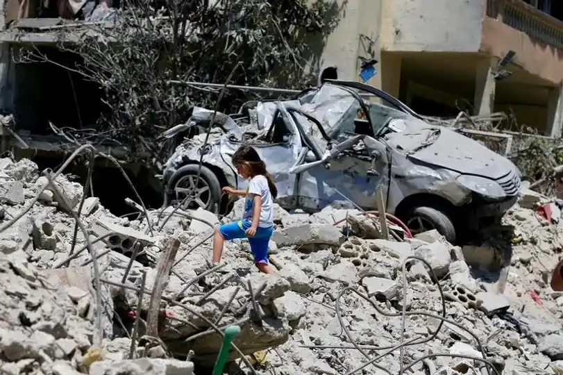 Destrucción en el Líbano. Foto: Agencia Noticias Argentinas