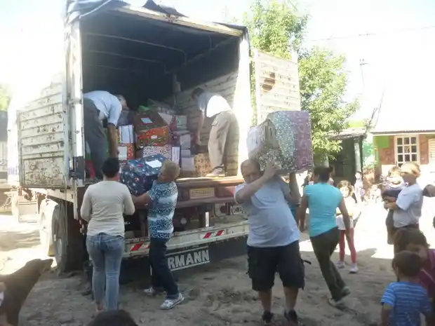 Navidad solidaria para 220 familias