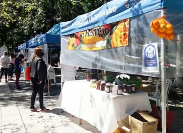 Feria de Emprendedores locales en la Plaza 25 de Mayo 