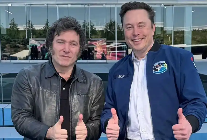 Milei volvió a defender a Elon Musk y cargó contra la izquierda