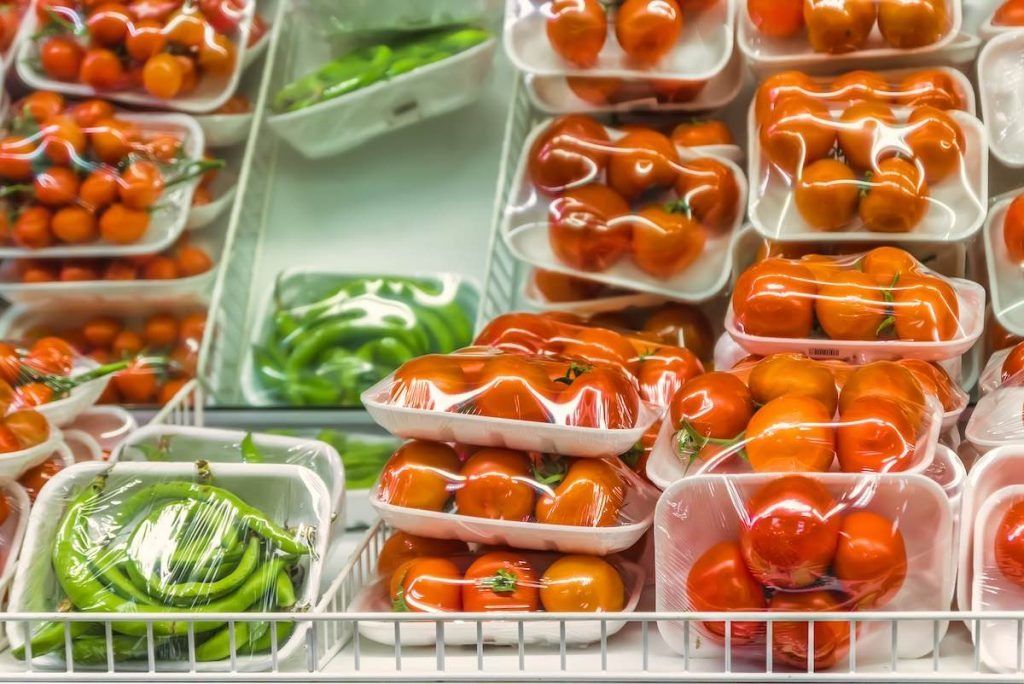 Es para los envases de frutas y verduras