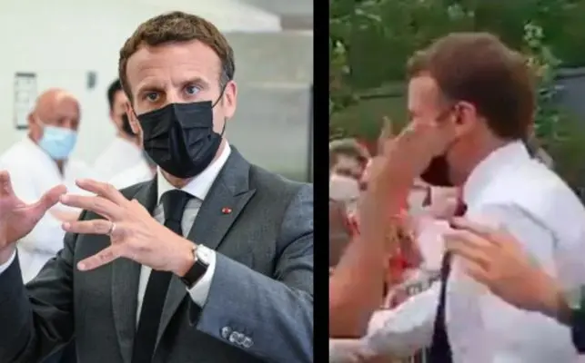 A PRISIÓN por 4 meses el hombre que le propinó una cachetada al presidente de Francia