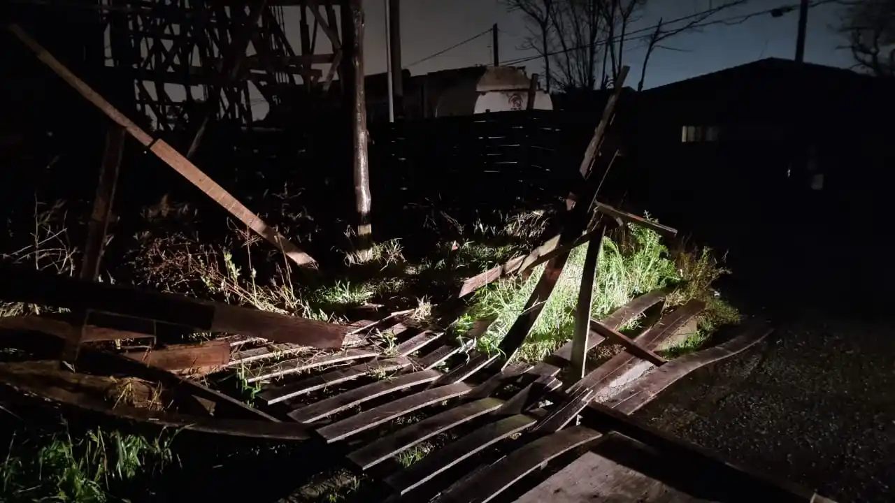 Las impactantes imágenes que dejó el temporal en Tandil