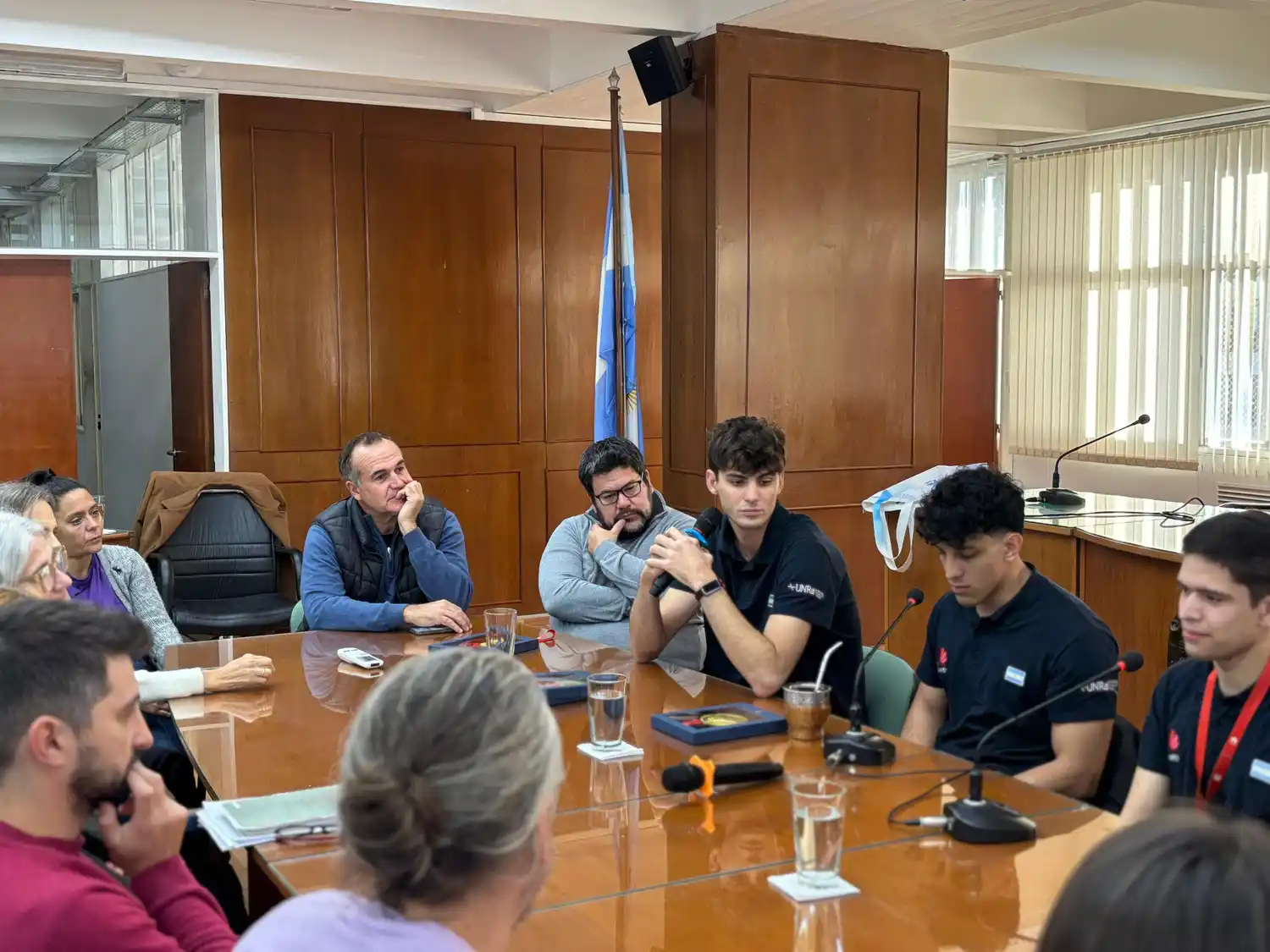Orgullo rafaelino: los concejales recibieron a los estudiantes de UNRAF que fueron premiados en China - 2