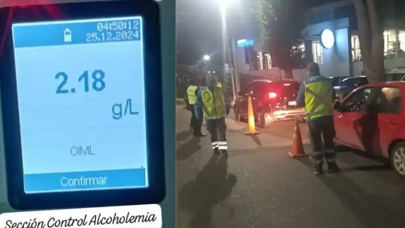Navidad en Villa Gesell: el 75% de los conductores no pasó el control de alcoholemia y uno registró 2,18