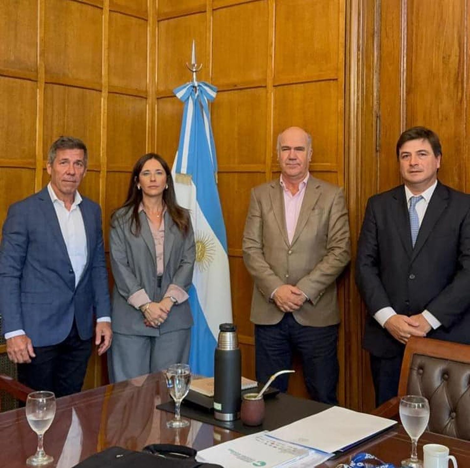 Martín Ardohain, Sofía Brambilla, Sergio Iraeta y Francisco Morchio.