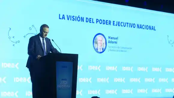 Adorni en el Coloquio de IDEA en Mar del Plata: "Le dedicamos 2 años de Gobierno a estabilizar el descalabro heredado"