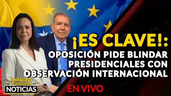 ¡ES CLAVE!: oposición pide blindar presidenciales con observación internacional – VIDEO