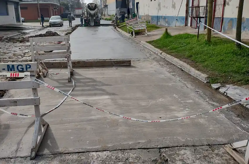 Cortes de tránsito vehicular por obras viales en Mar del Plata
