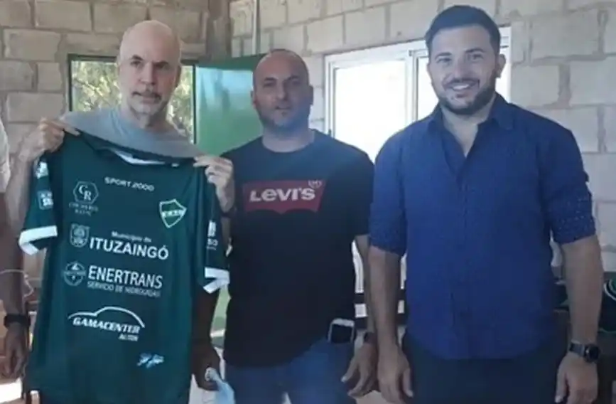 Brancatelli y Larreta juntos: El periodista es vicepresidente del club que visitó el jefe de gobierno