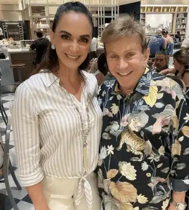 Osmel Sousa y Lupita Jones. Foto Instagram