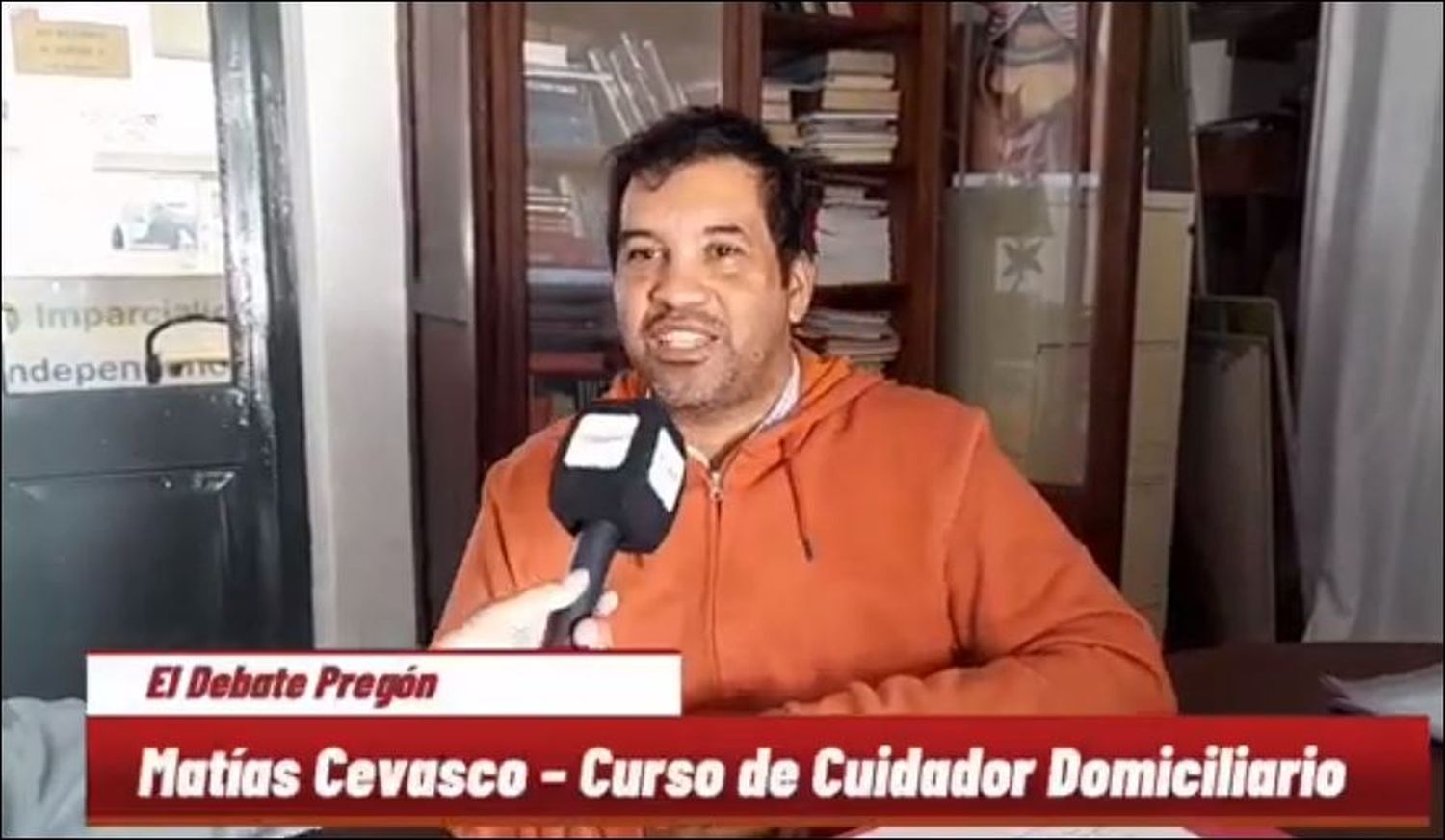 Matías Cevasco – Curso de Cuidador Domiciliario