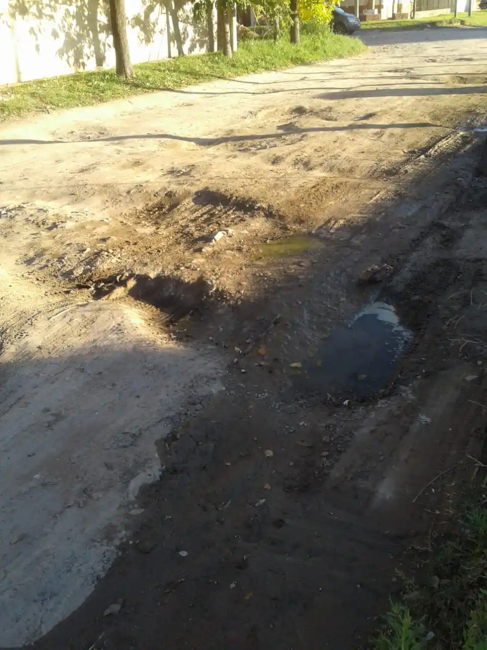 Pozos frente a una clínica