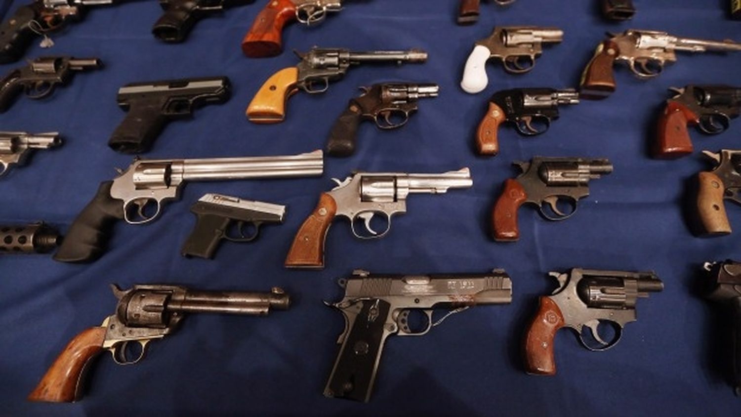 Se recibieron 133 armas de fuego y 385 municiones en el puesto del RENAR