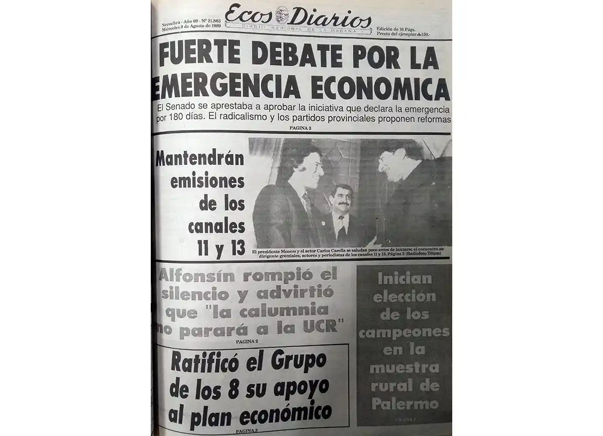 Miércoles 9 de agosto de 1989