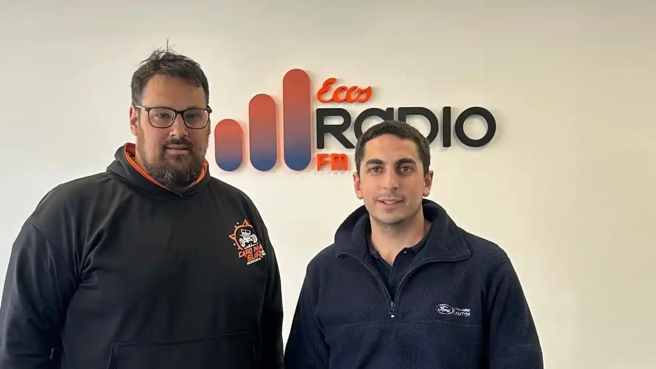 Maxi Aguillón y Juan Gader hablaron sobre la llegada de Neumáticos Michelín en Necochea y el Paseo Familiar solidario