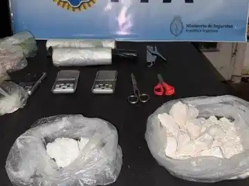 Cocaína secuestrada.