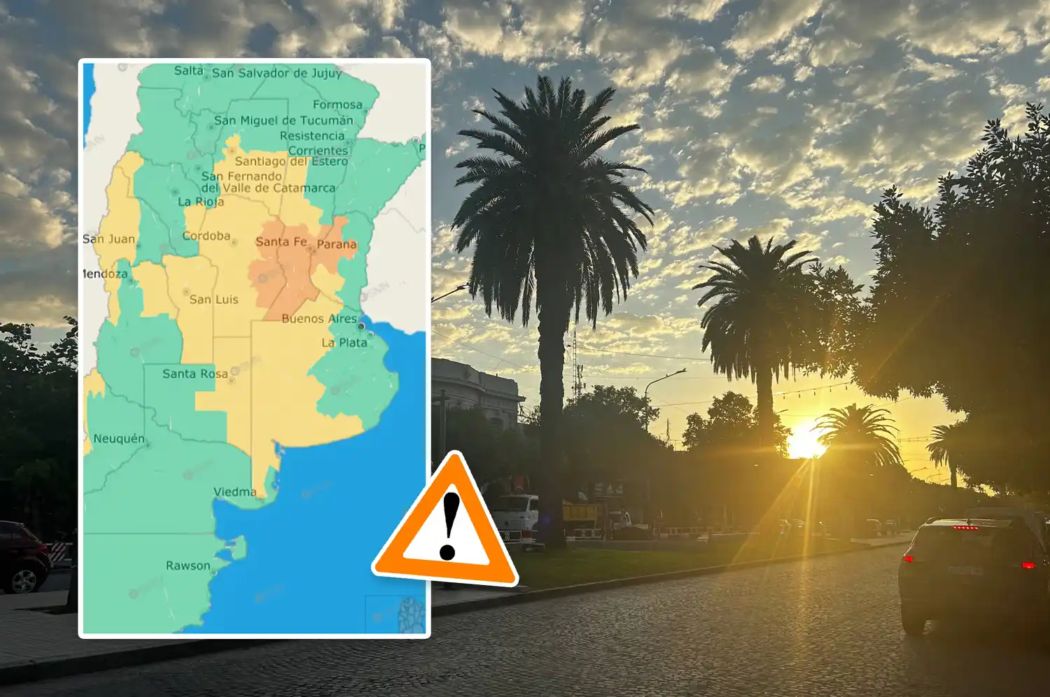 Alerta naranja y tormentas fuertes: el clima se vuelve inestable con posibles lluvias intensas