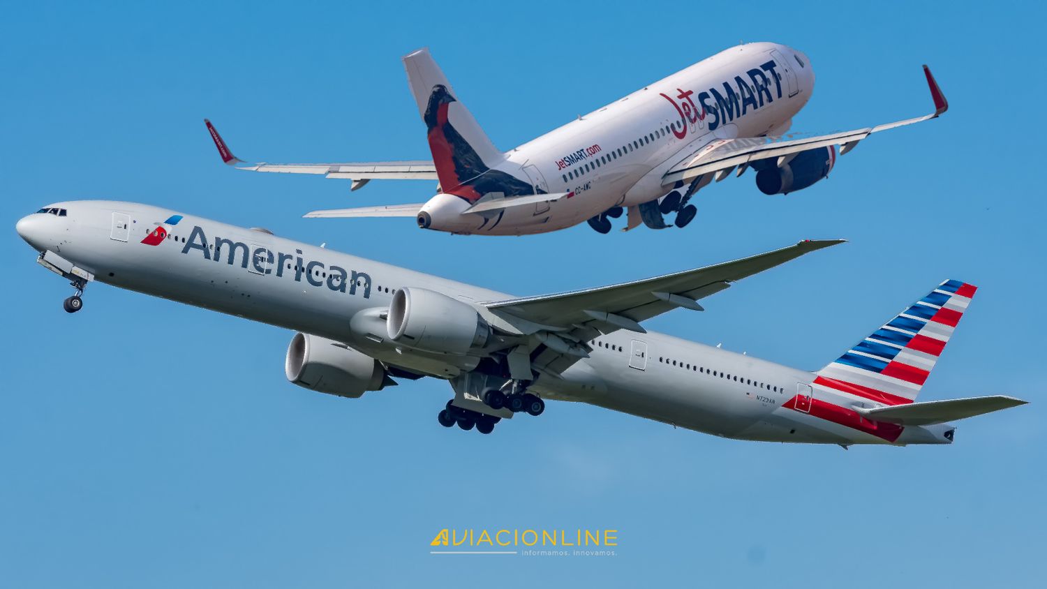 La programación sudamericana de American Airlines y su relación con JetSMART