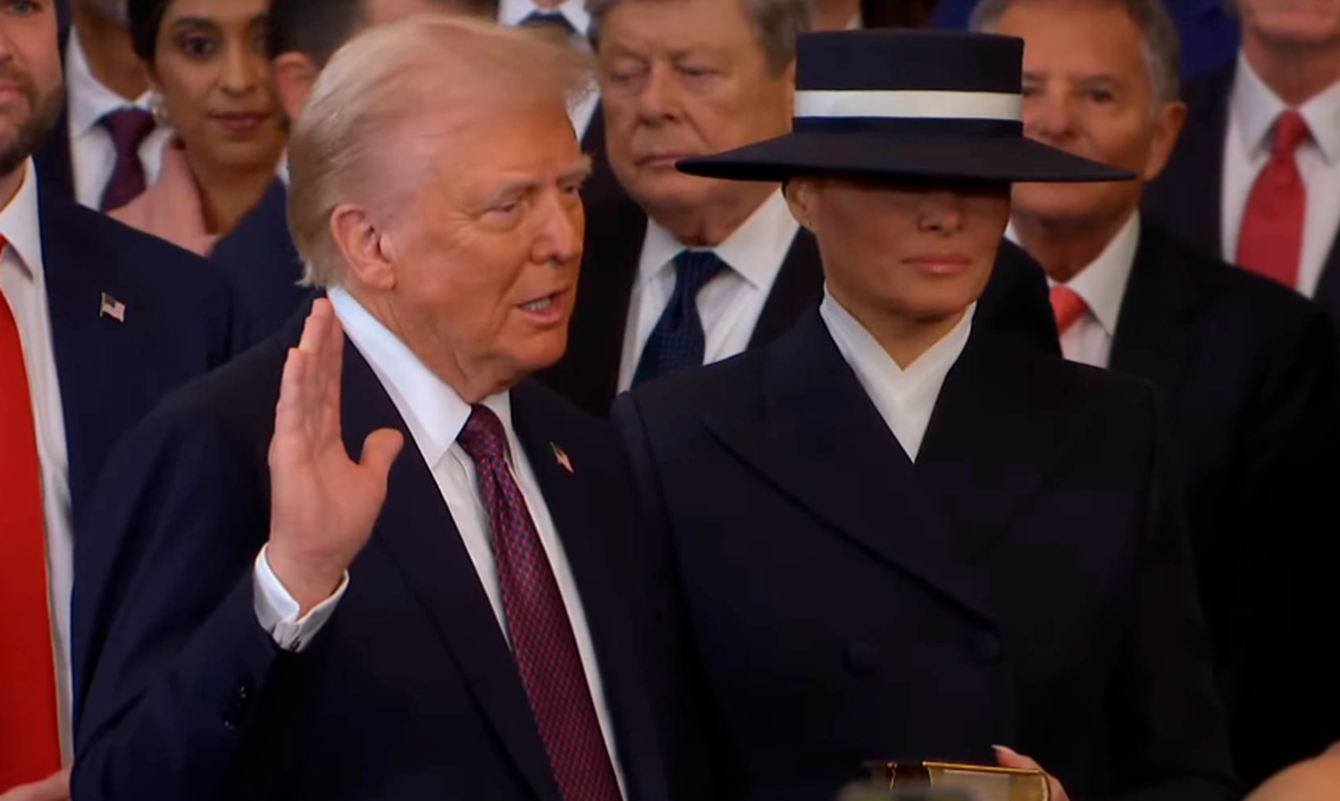 El presidente electo de los Estados Unidos, Donald Trump, asumirá formalmente hoy como el mandatario 47º del país del norte.FOTO: CAPTURA TV/NA