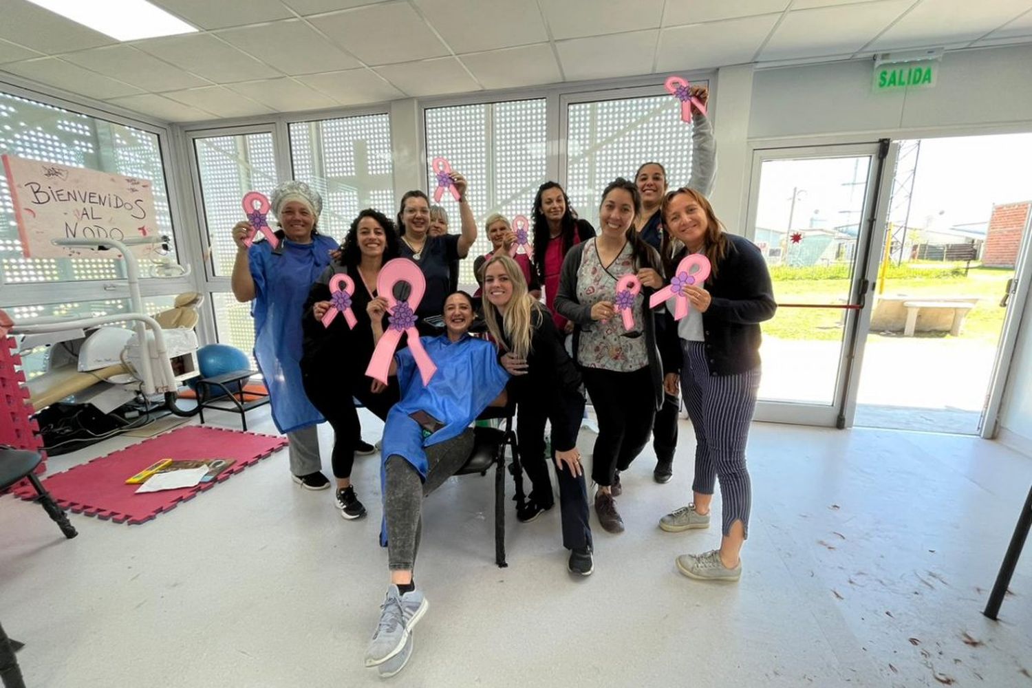 Realizaron un taller de concientización sobre el cáncer de mama en el Nodo Curita Gaucho