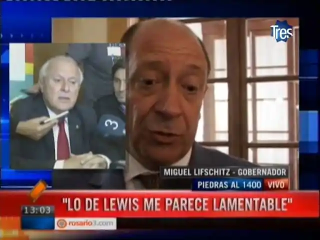 Lifschitz se despegó de Lewis y Superti