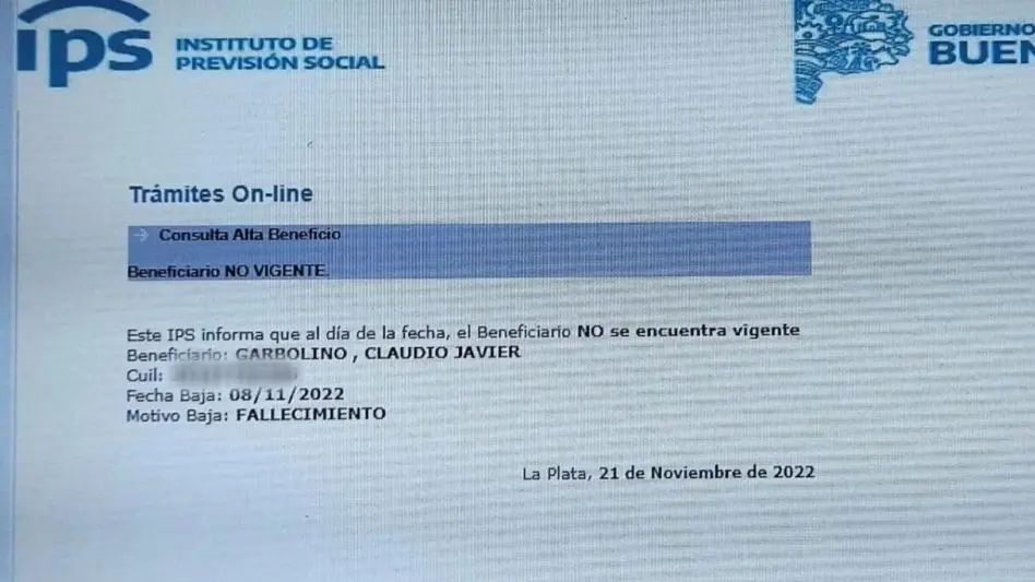 Insólito: un ex combatiente de Malvinas ingresó al IPS para consultar sus haberes y aparecía como fallecido