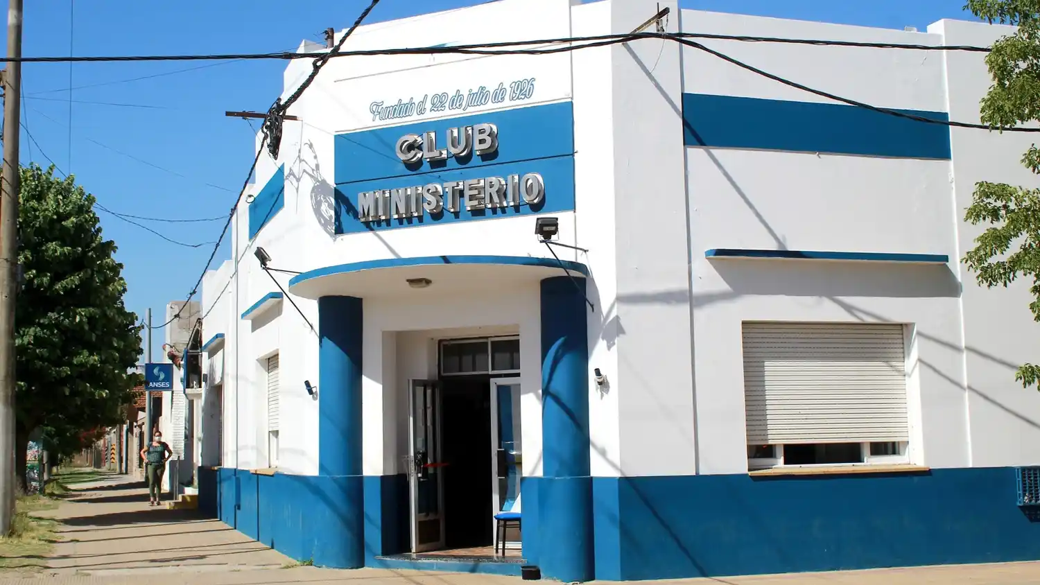 La sede del Club Ministerio. La institución se encuentra rumbo al centenario