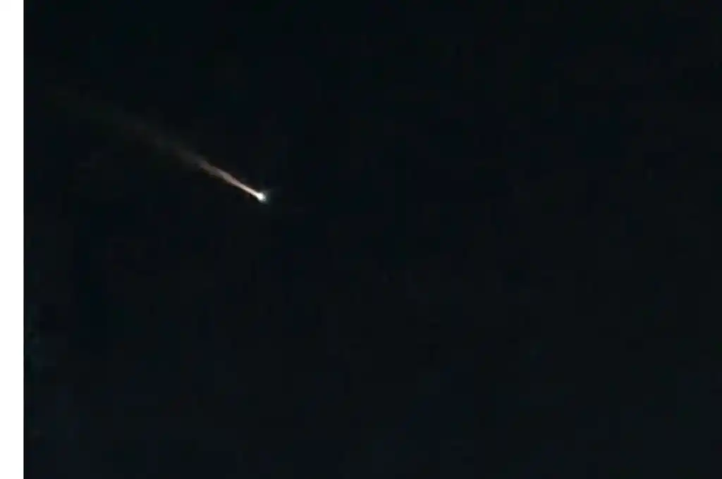 Un bólido en el cielo santafesino