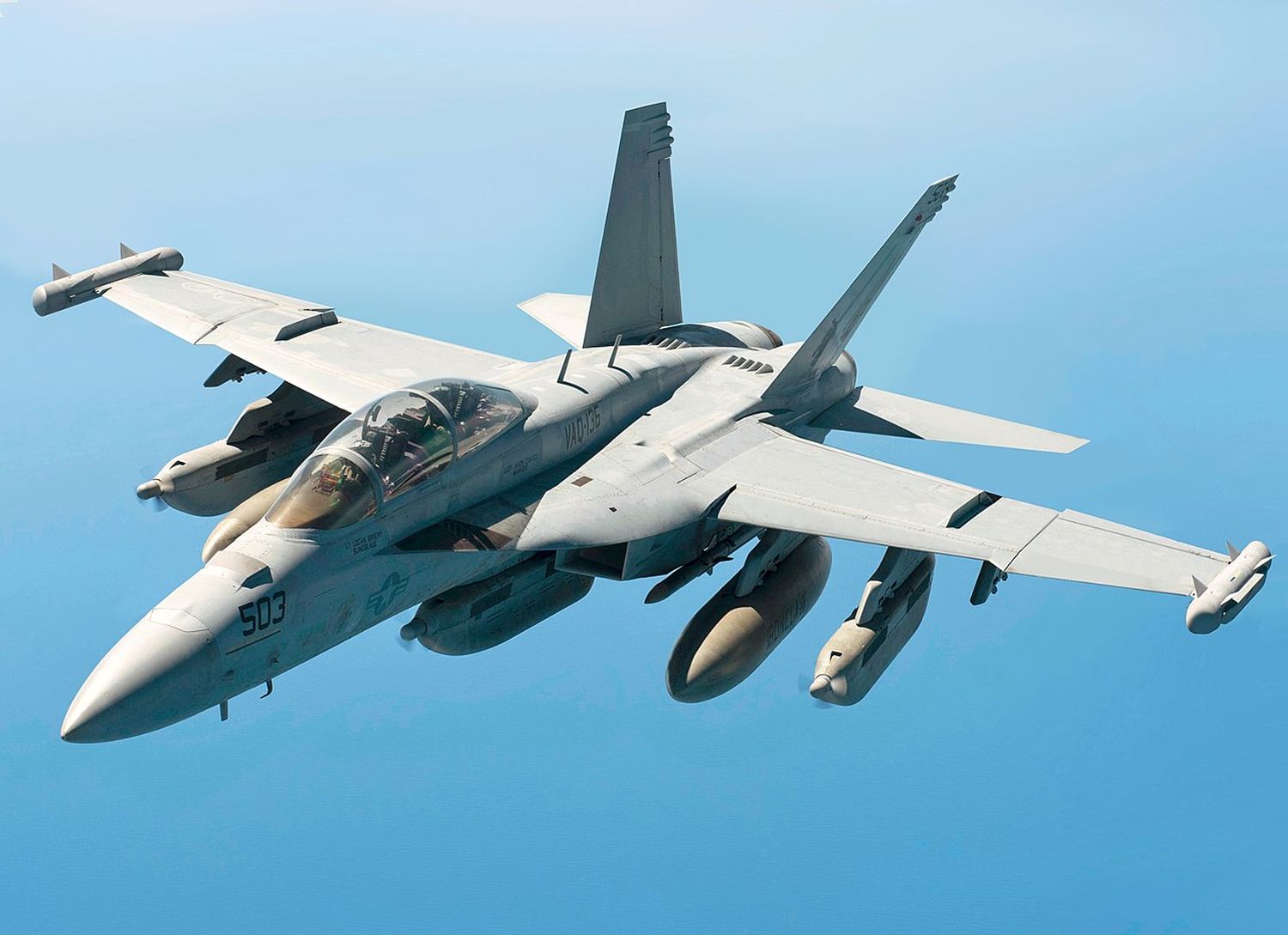 The US Navy wants to retire 25 EA-18G Growler electronic attack aircraft
