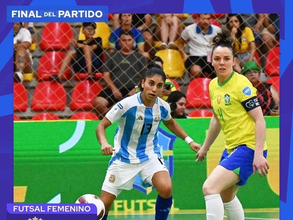 Argentina cayó ante Brasil en la final de la Copa América de futsal femenino