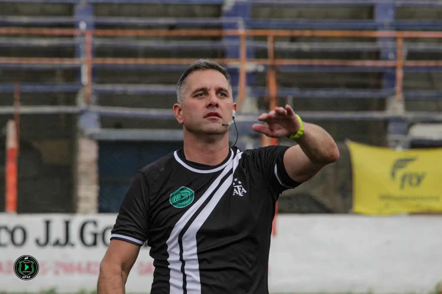 El árbitro sanfrancisqueño Emilio Cubría