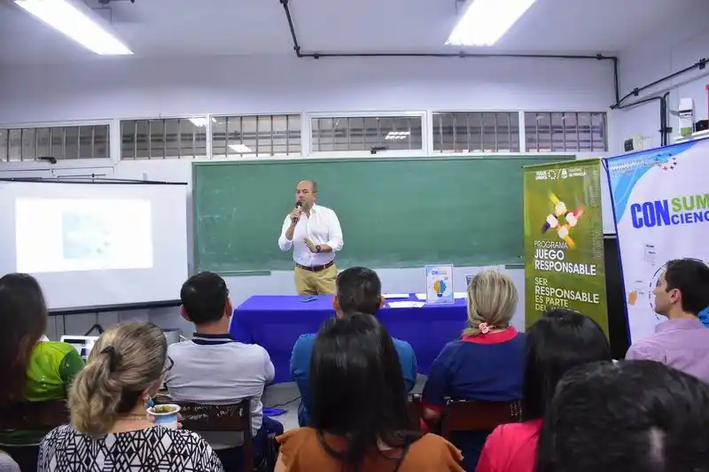 Programa Acompañarte: hubo actividades de 
Juego Responsable con estudiantes de secundarios