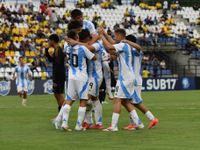 Argentina goleó a Perú
