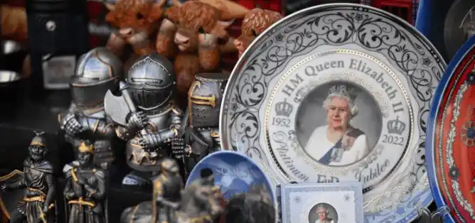 La imagen de Isabel II sigue siendo recordada. Foto AFP