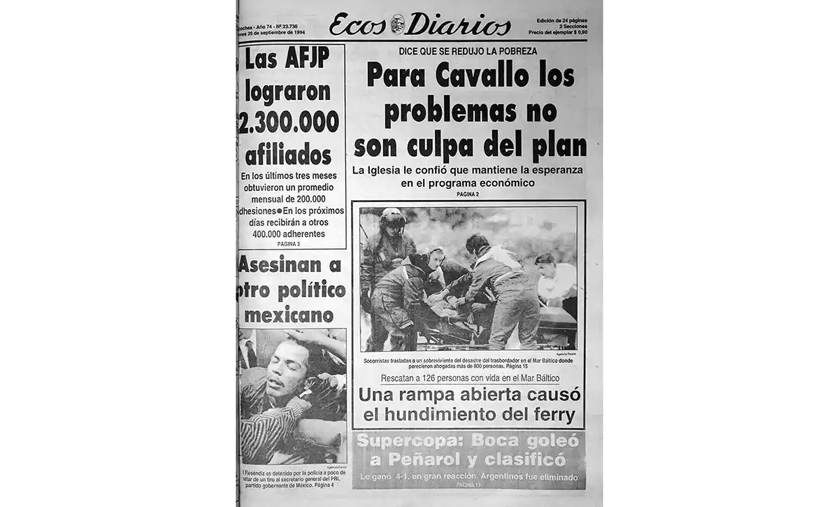 Jueves 29 de septiembre de 1994