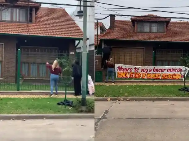 Apareció Mauro: la respuesta del "infiel" escrachado en el Día del Padre