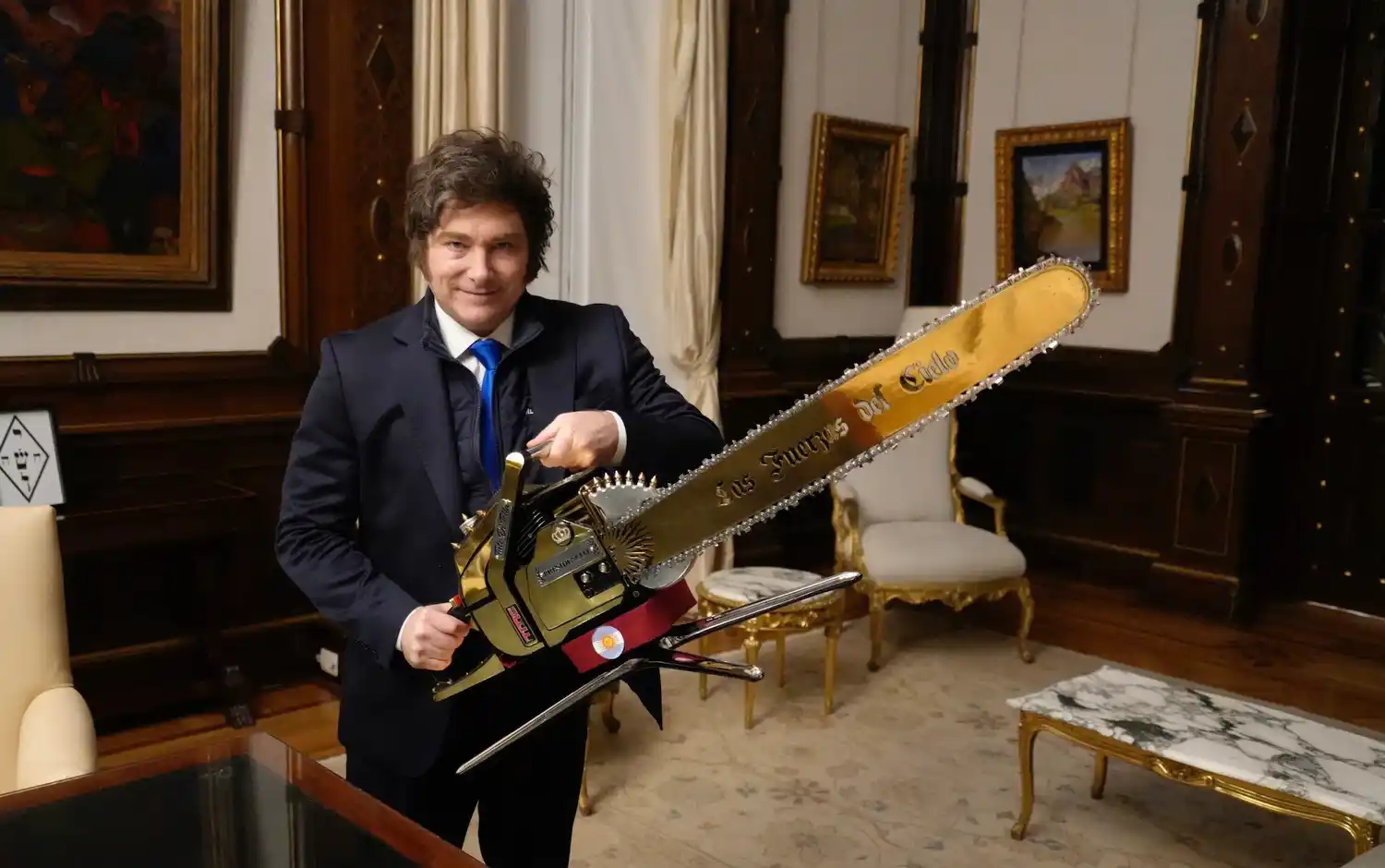 Javier Milei. The Telegraph