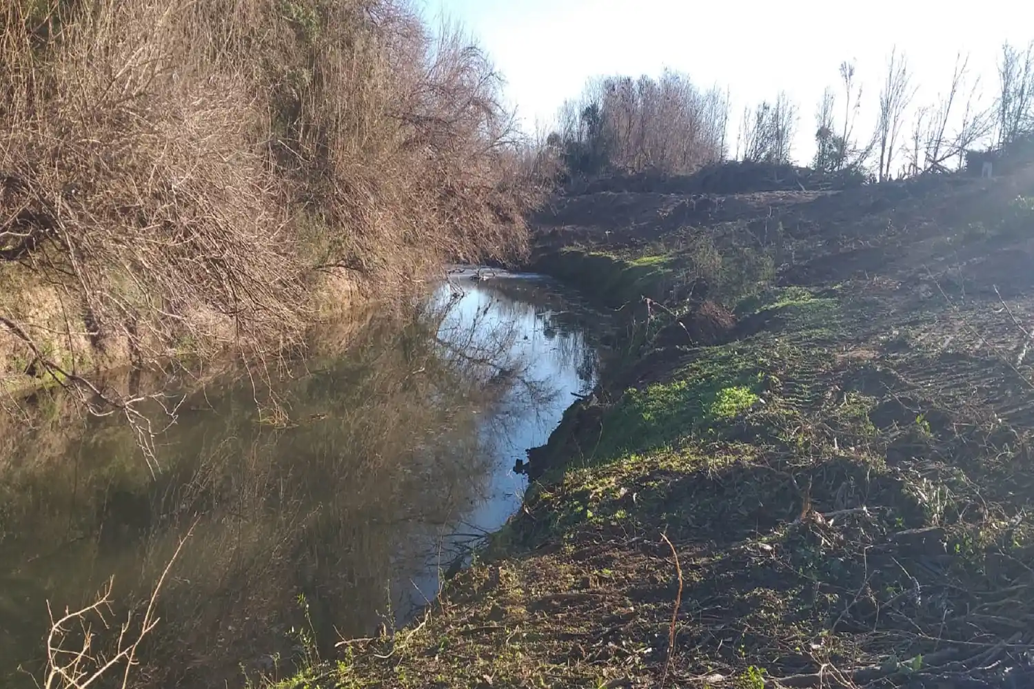 Corufa destacó el saneamiento del arroyo Clé Millan para evitar futuros desbordes
